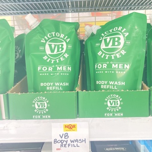 [VIC] Victoria Bitter Body Wash Refill Pack, 375mL $2 In-Store Only @ NQR