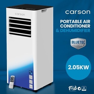 Carson 2.05kw Portable Air Conditioner $199.75 ($195.05 eBay Plus) Delivered @ Mytopia eBay