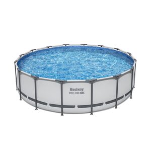 Bestway Steel Pro MAX 4.88m x 1.22m Above Ground Round Pool Set with 1500gal Cartridge Filter Pump - 5613A $799 (was $1099) + De