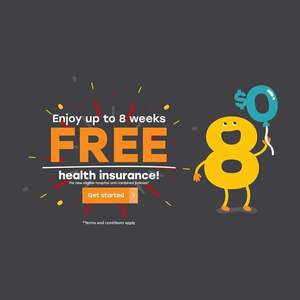 6 Weeks Free after 4 Weeks Eligible Hospital & Combined Insurance, 2 Weeks Free after 13 Months @ Queensland Country Health Fund