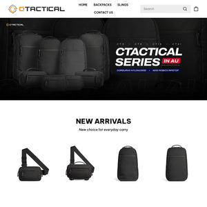 Backpack 15L $149, 21L $169 / Slings 3L $49, 5L $69 + $10 Shipping ($0 over $90 Order) @ CTactical