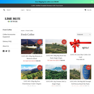 1kg from $34.38 Save 40% Brazil, Moments to Memories, SWP Decaf + Del($0 w/ $99 Order, C&C, Delayed Disp Opt) @ Lime Blue Coffee