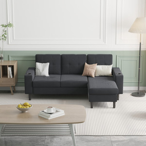 3-Seater Sofa with Reversible Chaise $419.40 + Delivery ($0 NSW C&C/ $999 SYD Order) @ InStyle Furniture