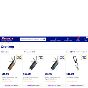 Orbitkey Products: Accessories $5, Organisers from $10 + Delivery ($0 OnePass / C&C / in-Store/ $65 Metro Order) @ Officeworks