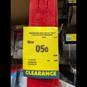 Crest Platinum 2 Socket Equipment Protector 5cents In Store @ Bunnings