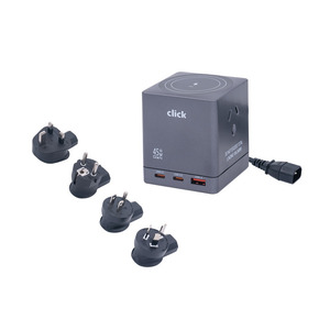 Click 2 Outlet Travel Powerboard With PD45W USB Charger And 15W Wireless Charger $20 @ Bunnings Warehouse