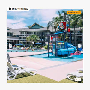 Packages: Kids Fly & Stay Free (eg Paradise Resort Gold Coast, Flights + 3 Nights Stay from $586/pp) @ Jetstar