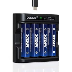 Xtar 4-Pack 1.5V 4150mwh Rechargeable AA Battery+Charger $37.48 Delivery ($0 with Prime/ $59 Spent) @ Xtar Direct via Amazon AU