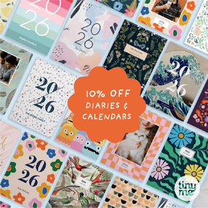 10% off Diaries & Calendars + $6 Delivery ($0 with $80 Order) @ Tinyme