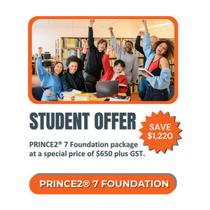 Special Student Deal for Prince 2 Foundation Training + Exam Ticket (Total Is $750 While RRP Is $980)