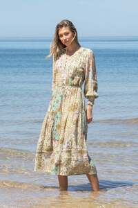 Wildflower Long Print Dress $17.97 (Was $209.95) + $9.95 Delivery ($0 VIC C&C) @ Postie