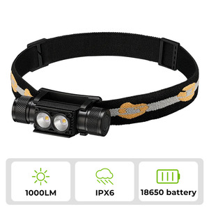 Wurkkos H25L USB C Rechargeable Headlamp with 1000 lumens, 18650 battery AU$21.32 Delivered @ Wurkkos