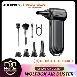 Wolfbox Electric Air Duster DF100 US$47.50 (~A$68.21), MF50 US$25.87 (~A$37.15) Delivered @ Shop1104675725 Store AliExpress