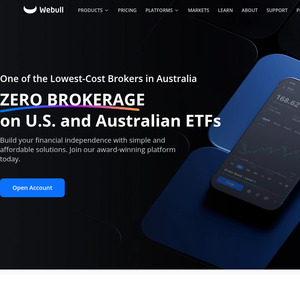 Webull Sign-up Offer: Deposit $500 AUD, Get 5 Free US Fractional Shares (US$3- $100 Value)