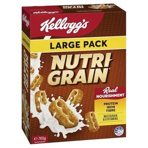 Kellogg's Nutri-Grain Protein Breakfast Cereal 765g $5.40 (Was $10.80) ($4.86 S&S) + Del ($0 with Prime/ $59 Spend) @ Amazon AU
