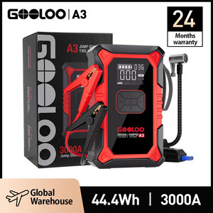 Gooloo A3 Jump Starter 3000A with Air Compressor US$56.69 (~A$82.09) AU Stock Delivered @ GOOLOO Global Warehouse AliExpress