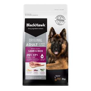 Black Hawk Original Adult Lamb and Rice Dry Dog Food 20kg $110.70 + Delivery ($0 to Metro) @ Swaggle