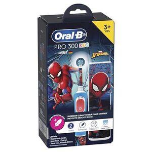 Oral-B Pro 300 Spiderman Kids Toothbrush $39 (RRP $90) + Delivery ($0 with Prime/ $59 Spend) @ Amazon AU