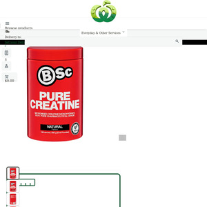 1/2 price: BSc Pure Creatine 500g $20 (was $40) @ Woolworths