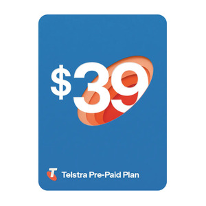Telstra Prepaid Sim Starter Kit $39 for $13