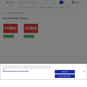 5% off $100 & $200 Coles Gift Cards ($20 Max Discount Per Order, 5 Uses Per Account) @ Samsung Wallet