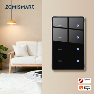 Zemismart Zigbee Switch with Display (Tuya Hub Required) 4 Gangs US$28.97 + US$2 Delivery (~A$44.10) @ Zemismart