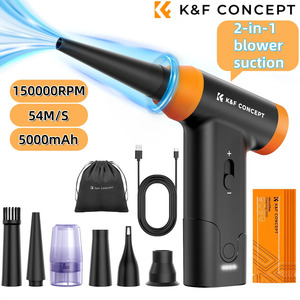 K&F Concept Air Duster 2-in-1 Suction & Blower 150000rpm $59.30, 300000rpm $77.32 Delivered @ K&F Concept Store AliExpress