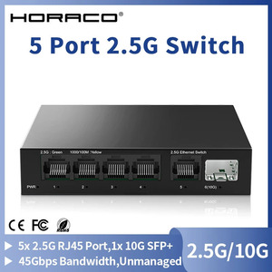 HORACO 5-Port 2.5GbE Network Switch with 10G SFP+ Port AU Plug US$21.67 (~A$30.69) Delivered @ HORACO Direct Store AliExpress