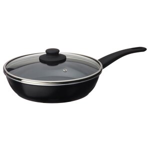 52% off Hemlagad Sauté Pan with Lid, Non-Stick Coating Black, 26cm $12 (Was $25) ($0 C&C/ in-Store) @ IKEA