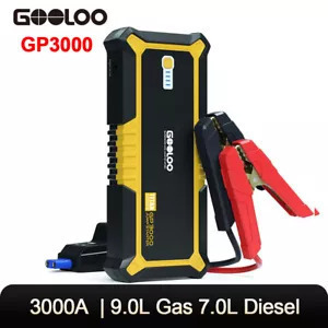 GOOLOO Portable Car Jump Starter GP3000 Battery Lithium Jump Pack 12V $89.99 Delivered @ GOOLOO eBay
