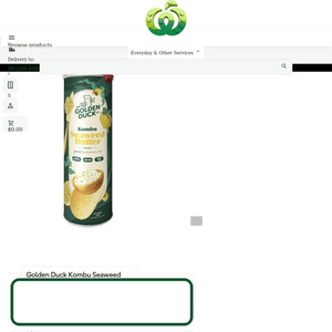 Kombu Seaweed Butter Chips (60% off) @ Woolies