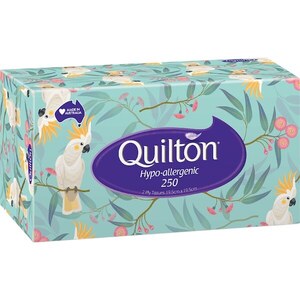 1/2 Price: Quilton 2-Ply Hypo-Allergenic 250 Facial Tissues $1.45 @ Woolworths