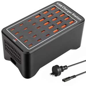 CyperEver 150W USB-C Charging Station (30 Ports) $24.99 (RRP $59.90) + Free Shipping ($0 VIC C&C) @ Vinnies Victoria