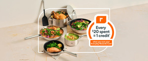 Earn 1 Cookware Credit for Every $20 Spent at Woolworths @ Everyday Rewards