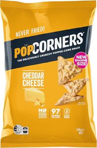 PopCorners Cheddar Cheese 130g $2.40 ($2.16 Subscribe & Save, RRP $4.80) + Delivery ($0 Prime/ $59 Spend) @ Amazon AU