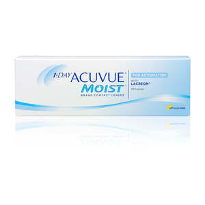 Acuvue Moist for Astigmatism 1-Day: 30pk $41.99, 90pk $107.99, 180pk $202.99 + $14.99 Postage ($0 with $100 Order) @ City Optics