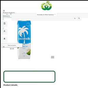½ Price: Cocobella Coconut Water Varieties 1L $2.75 @ Woolworths