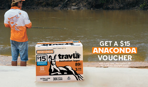 Buy a Specially Marked 30-Pack of Travla Beer and Receive a $15 Anaconda Voucher (32,000 Packs Available) @ Travla