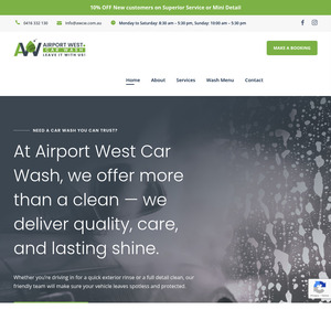 35% off Superior Service: Sedan  (Was ) @ Airport West Car Wash, Westfield Shopping Centre, Airport West - Deal image