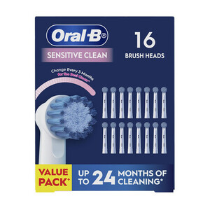 Oral-B Sensitive Clean Brush Head Refills 16 Pack $45.95 Free Delivery eBay Plus @ Shaver Shop via eBay