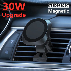 30W Magnetic Car Wireless Charger Mount Fast Charging Air Vent US$10.33 (~A$15) Delivered @ World Health-Care Store AliExpress