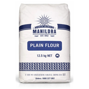 Manildra Plain Flour 12.5kg $15.60 ($1.24/kg) Vs Coles $1.30/kg @ Chef's Closet (Click & Collect Prestons NSW, near M5/M7)