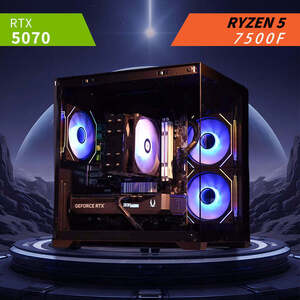 Gaming PC: AMD R5 7500F, RTX 5070, 1TB Gen4 SSD, 32GB RAM, B650M Wi-Fi Mobo, 750W Bronze PSU: $2149 + $38 Del @ G-ONE Computer
