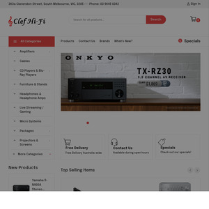 20% off Sitewide (with Exceptions) @ Clef Hi-Fi