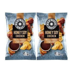 Red Rock Deli Potato Chips 165g 2-Pack Honey Soy Chicken or Lime & Pepper $6 ($5.40 S&S) & More + Del ($0 Prime/$59) @ Amazon AU