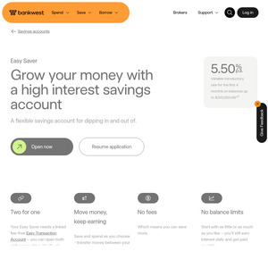 Bankwest Easy Saver Account 4.75% p.a. Interest on Balance up to $250,000 (No Hoops) @ Bankwest