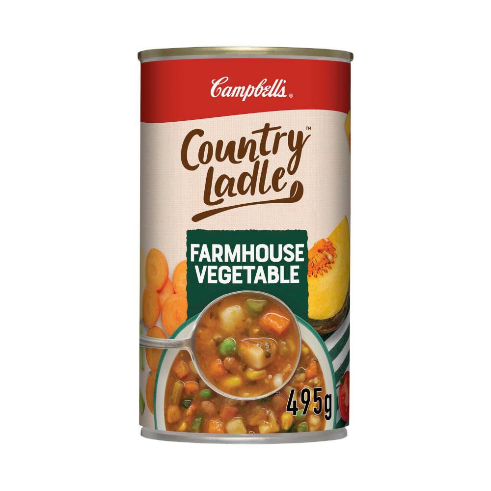 Campbell's Country Ladle Soup Can Farmhouse Vegetable | 495g