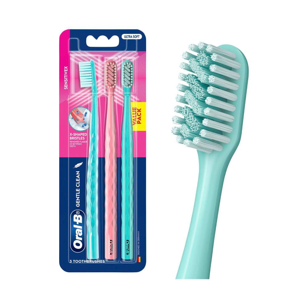 Oral B Extra Sensitive Deep Clean Toothbrush | 3 Pack