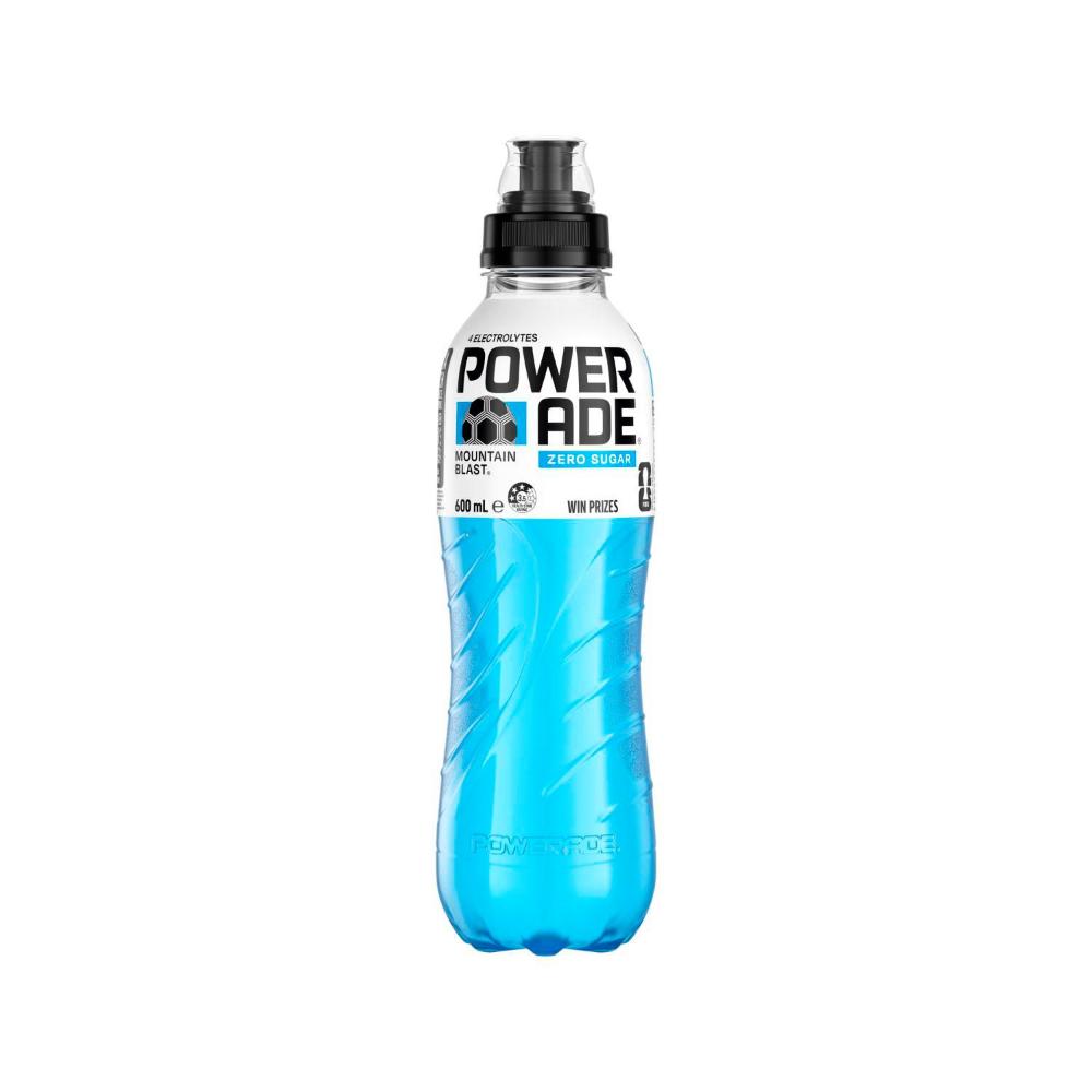 Powerade Mountain Blast Zero Sports Drink Sipper Cap | 600mL