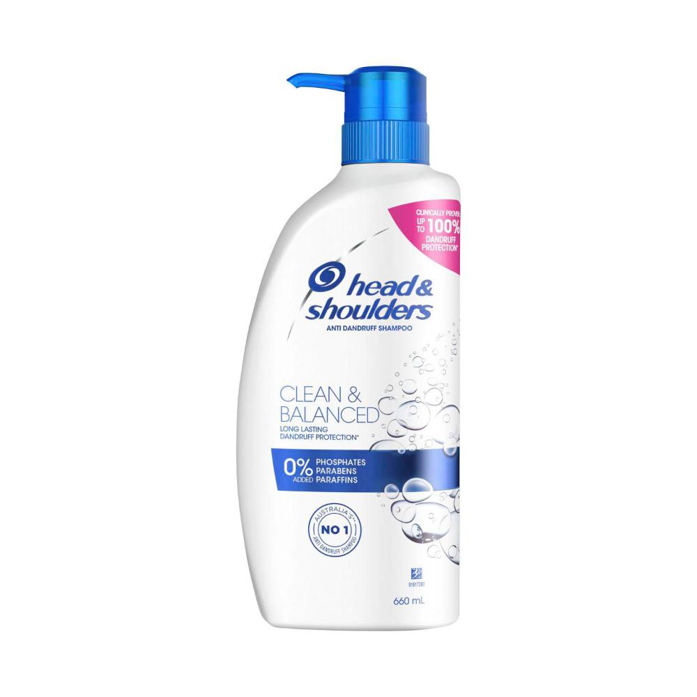 Head & Shoulders Clean & Balanced Shampoo | 660mL